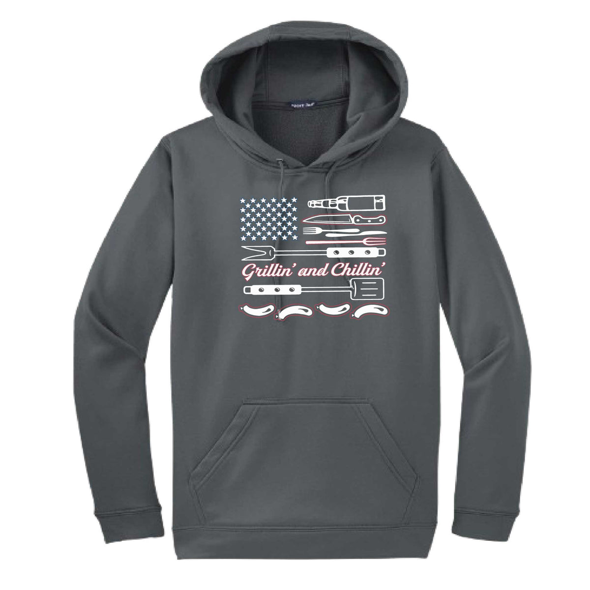 Grillin' and Chillin' | Unisex Hoodie Camping Sweatshirt | 50% Cotton/50% Polyester