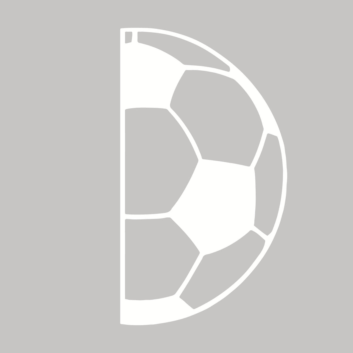 Half Soccer Ball | Men's Short Sleeve Soccer T-Shirt | 100% Polyester