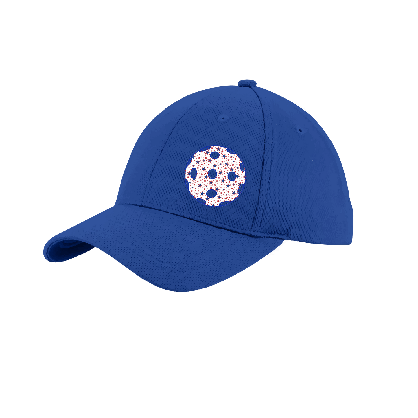 Patriotic Star Pickleball (Customizable) | Pickleball Hat | Moisture-Wicking 100% Polyester