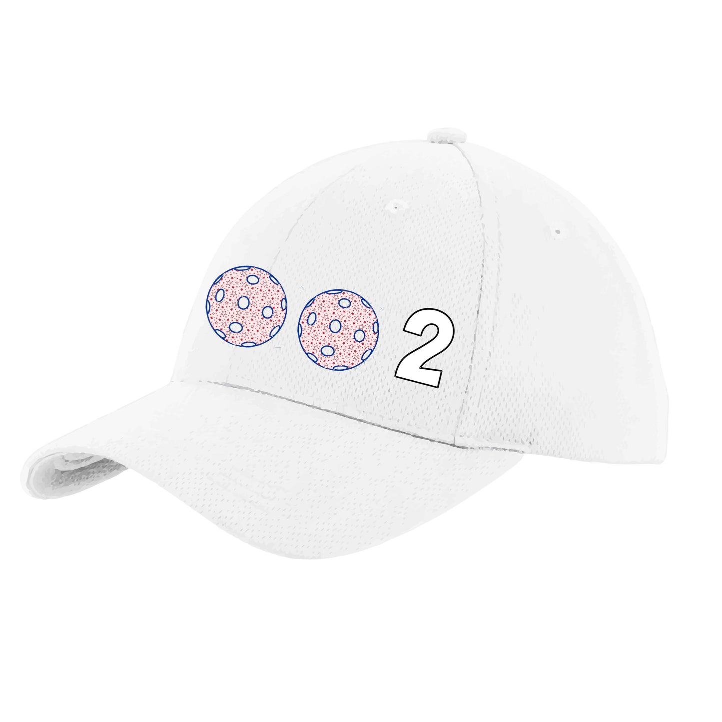 002 (Customizable 10 Pickleball Colors) | Pickleball Hat | Moisture-Wicking 100% Polyester