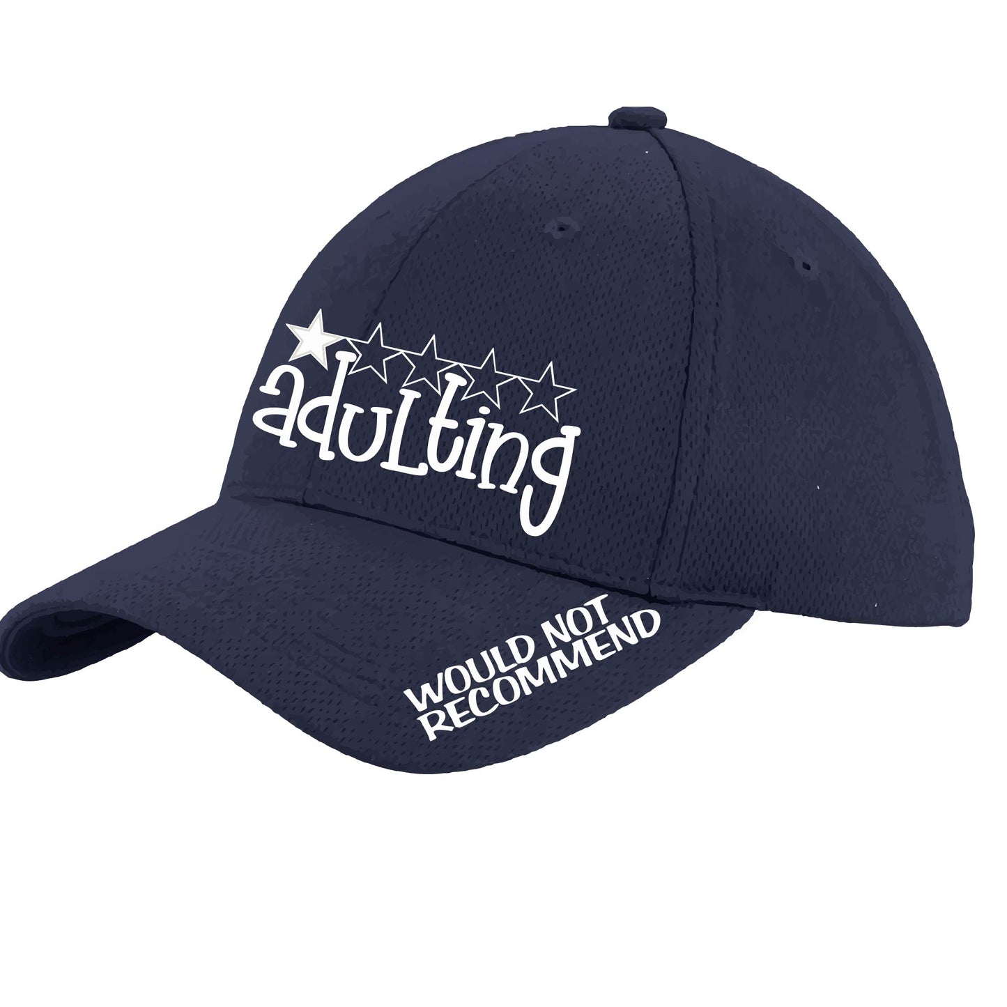Adulting 1 Star - Would Not Recommend | Performance Hat | Moisture-Wicking 100% Polyester
