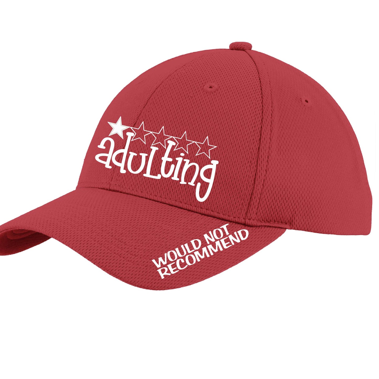 Adulting 1 Star - Would Not Recommend | Performance Hat | Moisture-Wicking 100% Polyester