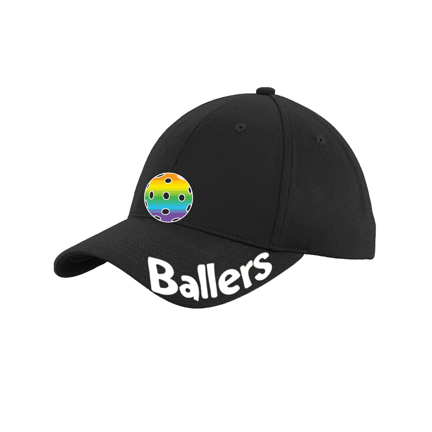 Ballers With Pickleballs (Customizable) | Pickleball Hat | Moisture-Wicking 100% Polyester
