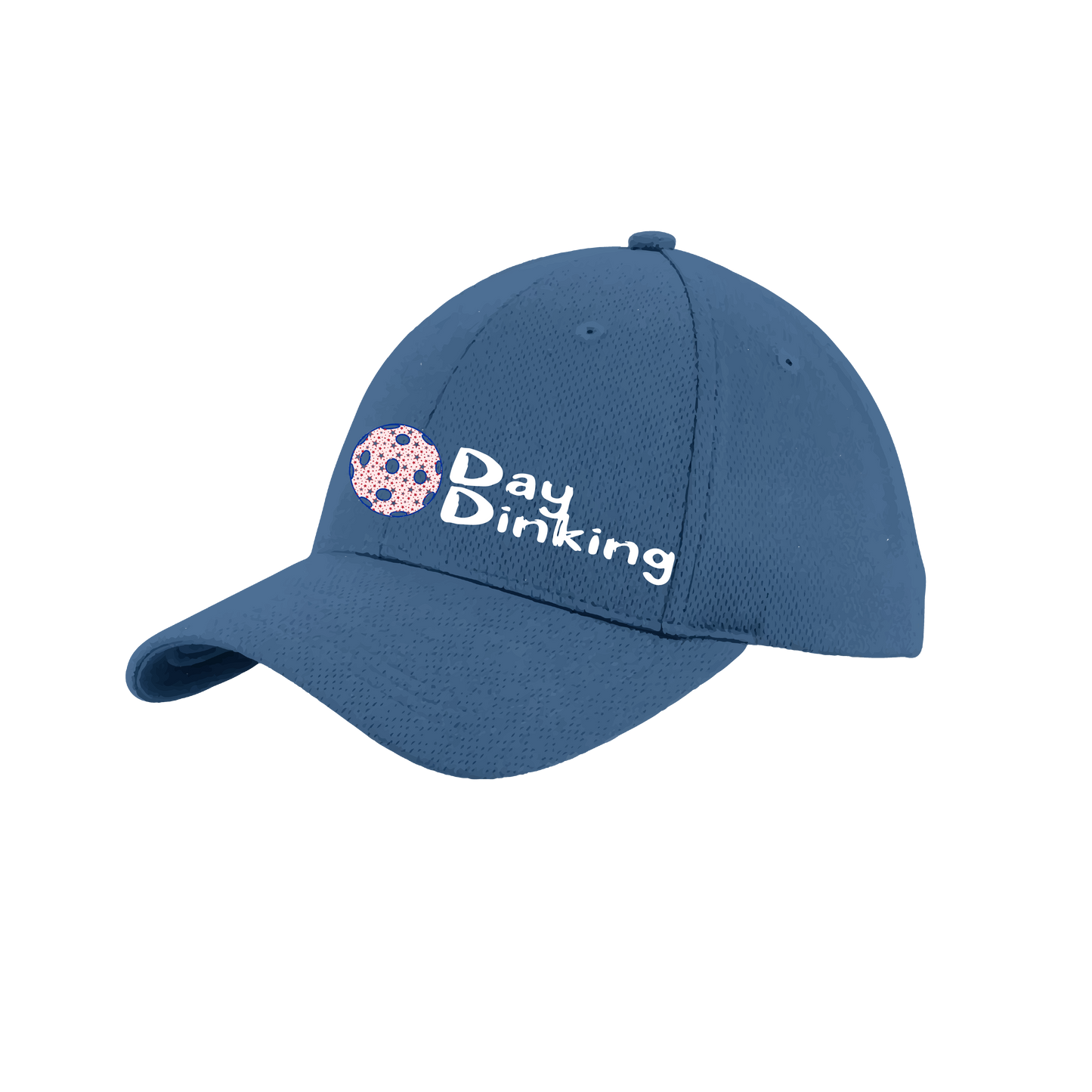 Day Dinking with Pickleballs (Customizable) | Pickleball Hat | Moisture-Wicking 100% Polyester