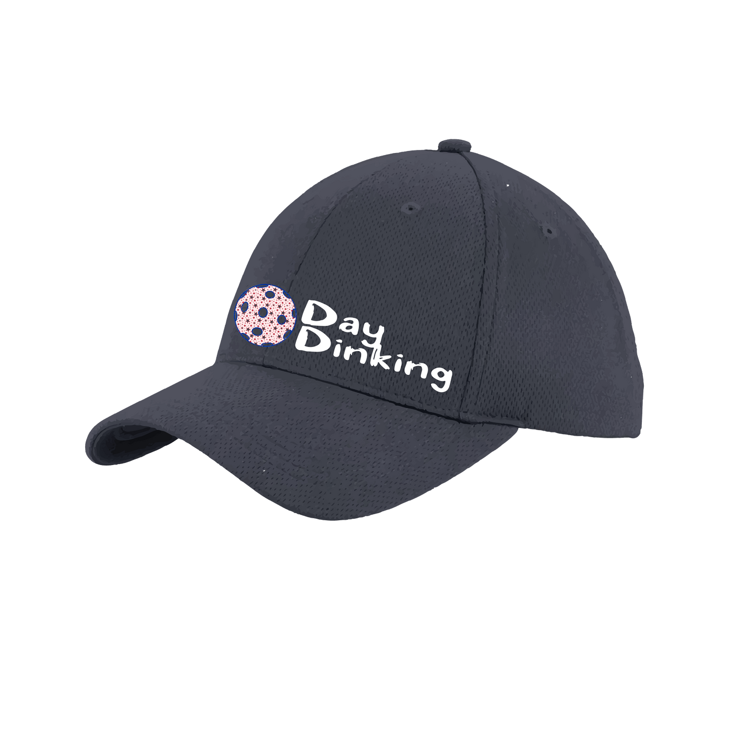 Day Dinking with Pickleballs (Customizable) | Pickleball Hat | Moisture-Wicking 100% Polyester