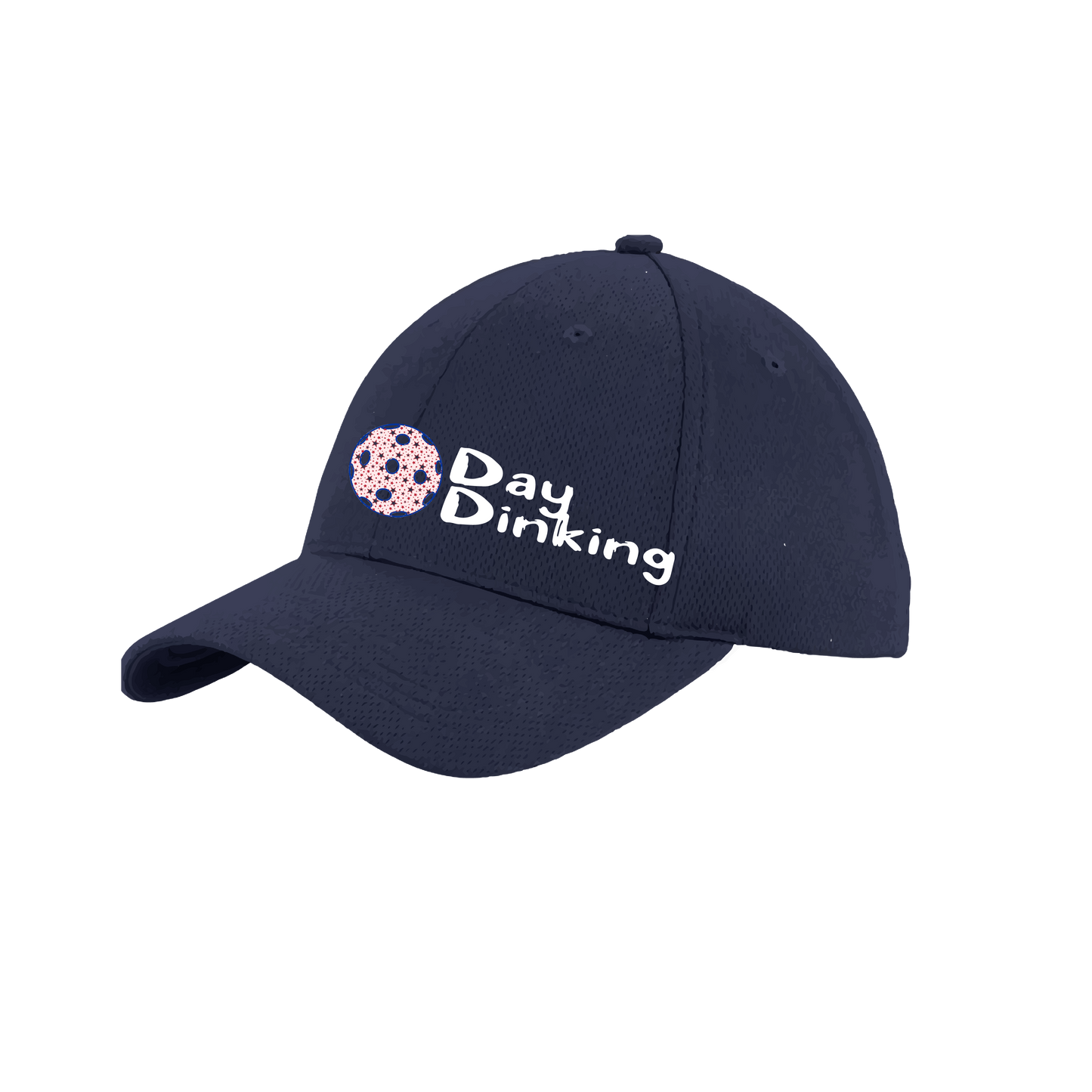 Day Dinking with Pickleballs (Customizable) | Pickleball Hat | Moisture-Wicking 100% Polyester