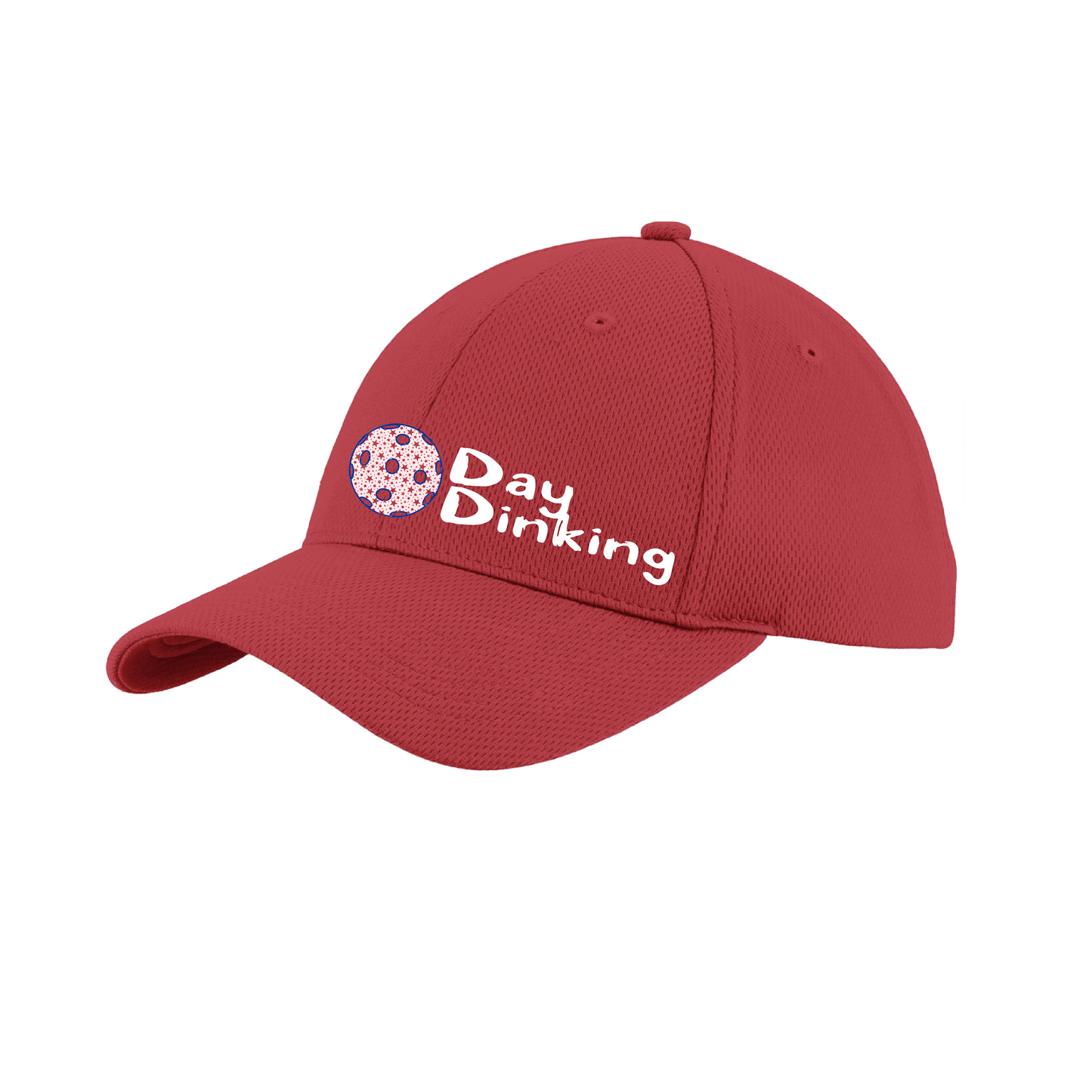 Day Dinking with Pickleballs (Customizable) | Pickleball Hat | Moisture-Wicking 100% Polyester