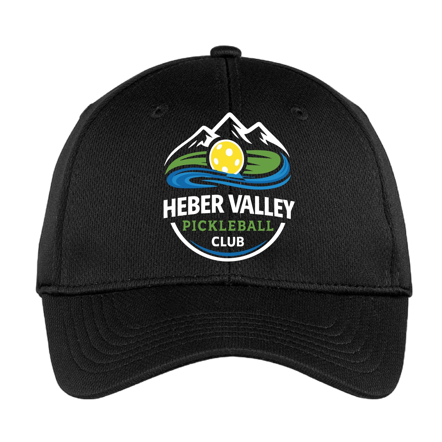 Heber Valley Pickleball Club | Pickleball Hat | Moisture-Wicking 100% Polyester