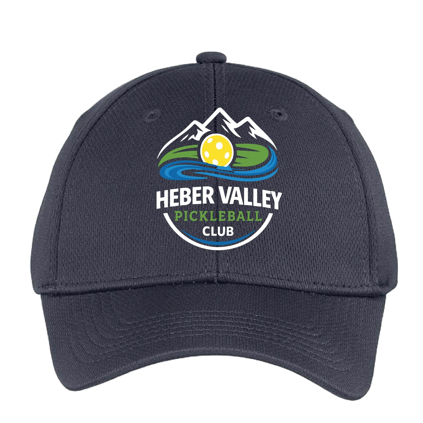 Heber Valley Pickleball Club | Pickleball Hat | Moisture-Wicking 100% Polyester