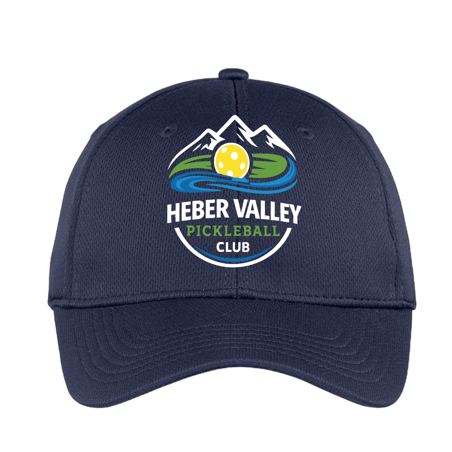 Heber Valley Pickleball Club | Pickleball Hat | Moisture-Wicking 100% Polyester