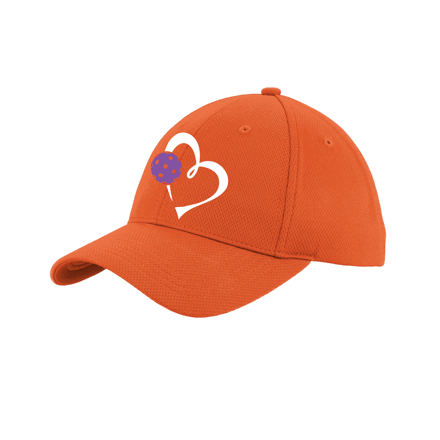 Love Pickleball (Purple) Customizable | Pickleball Hat | Moisture-Wicking 100% Polyester