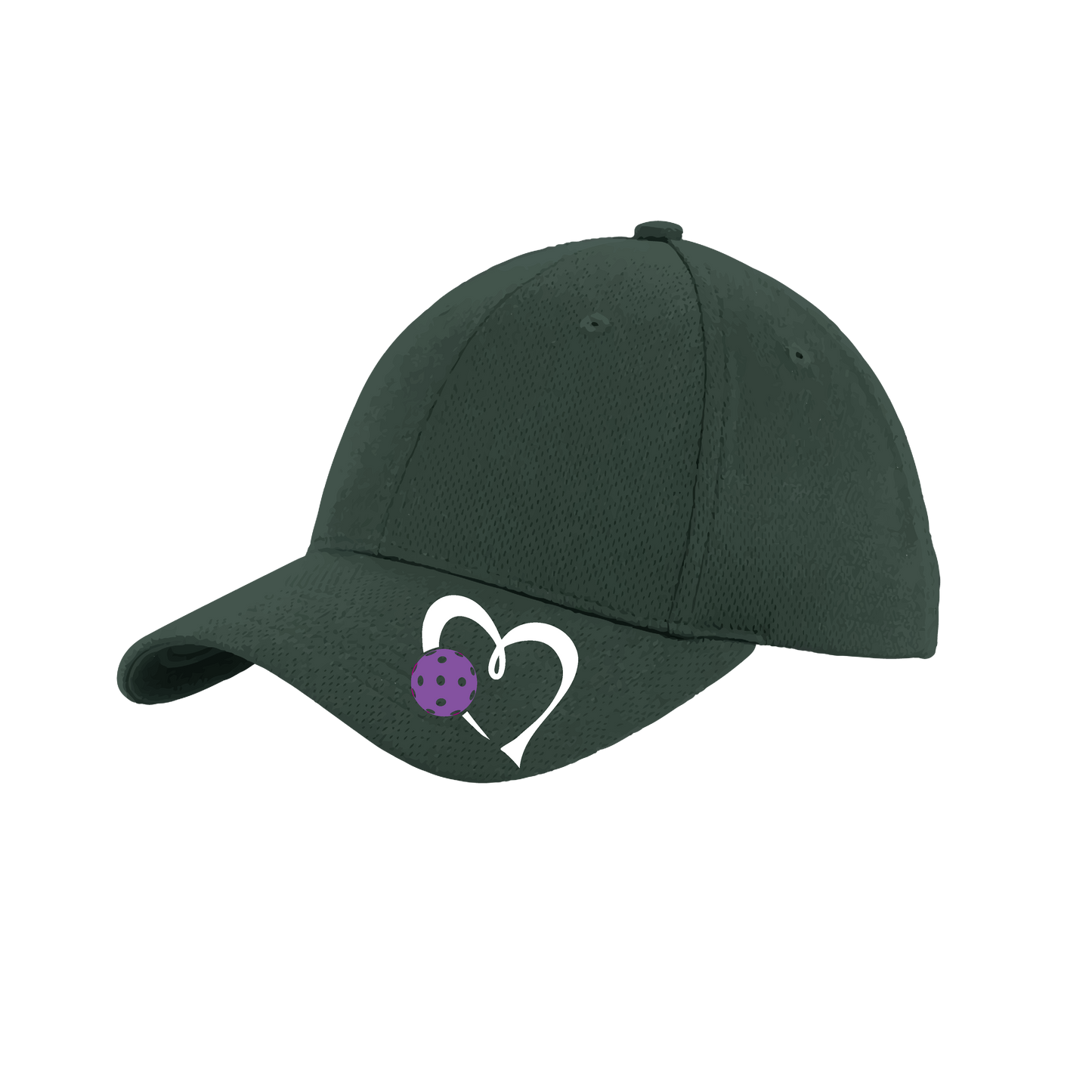 Love Pickleball (Purple) Customizable | Pickleball Hat | Moisture-Wicking 100% Polyester