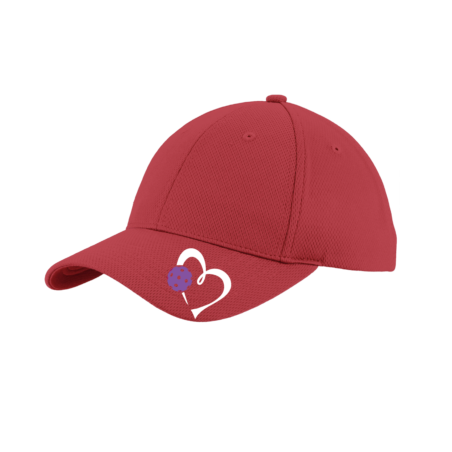 Love Pickleball (Purple) Customizable | Pickleball Hat | Moisture-Wicking 100% Polyester