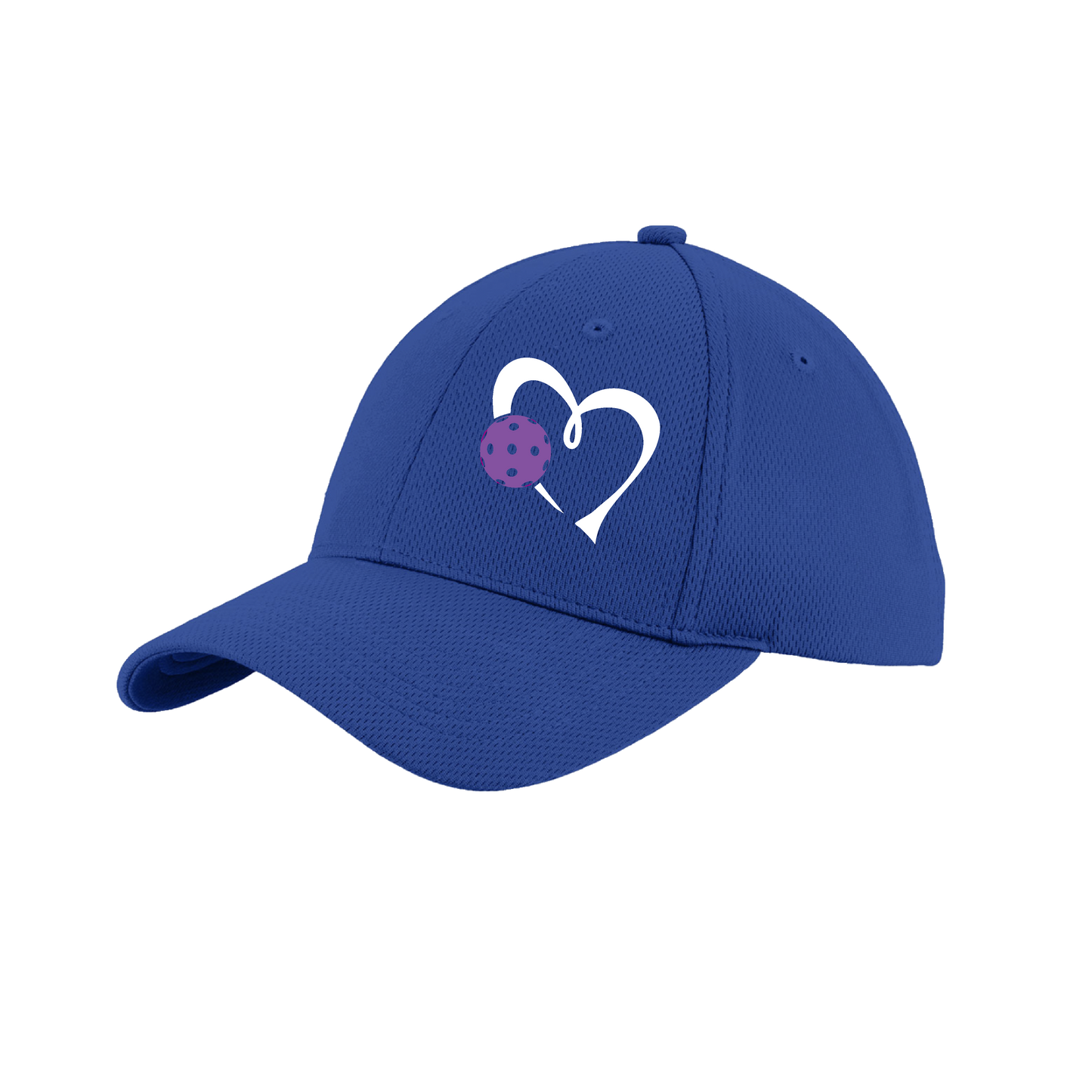 Love Pickleball (Purple) Customizable | Pickleball Hat | Moisture-Wicking 100% Polyester