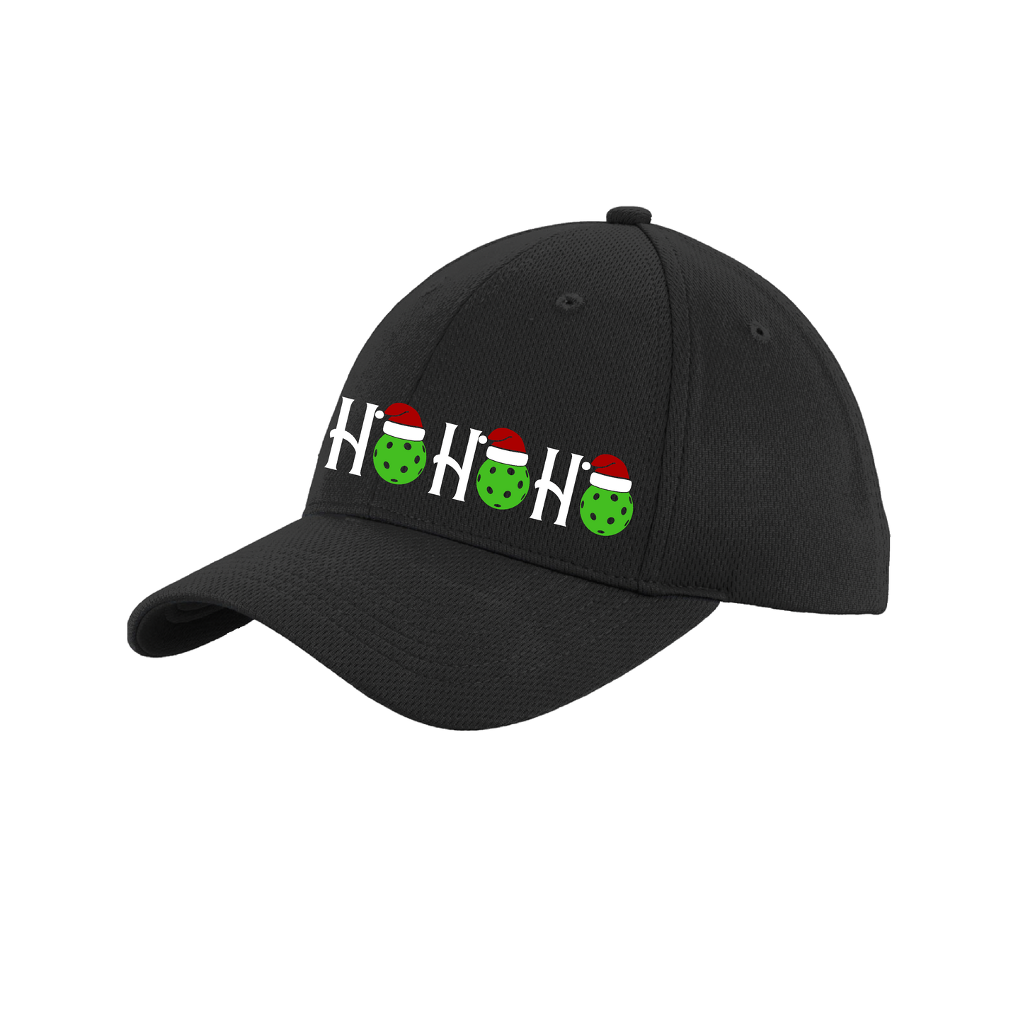 Ho Ho Ho | Pickleball Hat | Moisture-Wicking 100% Polyester