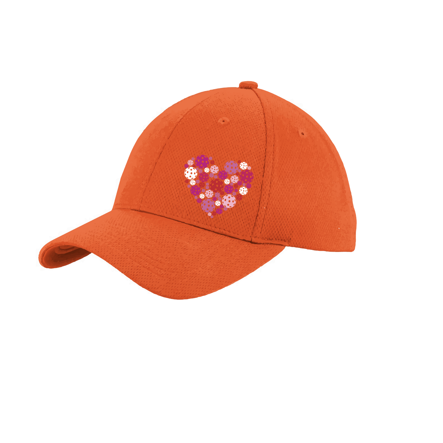 This polyester pickleball hat features PosiCharge Technology, and is ideal for active pickleball players to help them stay focused on the game. It features a breathable, moisture-wicking material with closed-hole flat back mesh, and adjustable back closure for adult sizes. Stay cool, comfortable, and stylish with this pickleball hat.