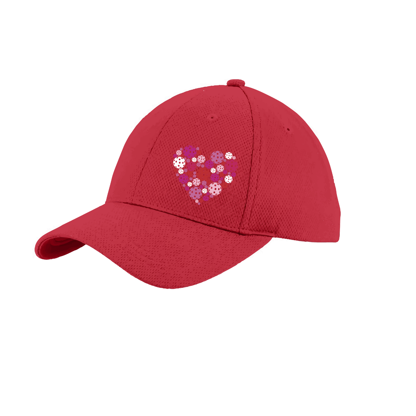 This polyester pickleball hat features PosiCharge Technology, and is ideal for active pickleball players to help them stay focused on the game. It features a breathable, moisture-wicking material with closed-hole flat back mesh, and adjustable back closure for adult sizes. Stay cool, comfortable, and stylish with this pickleball hat.