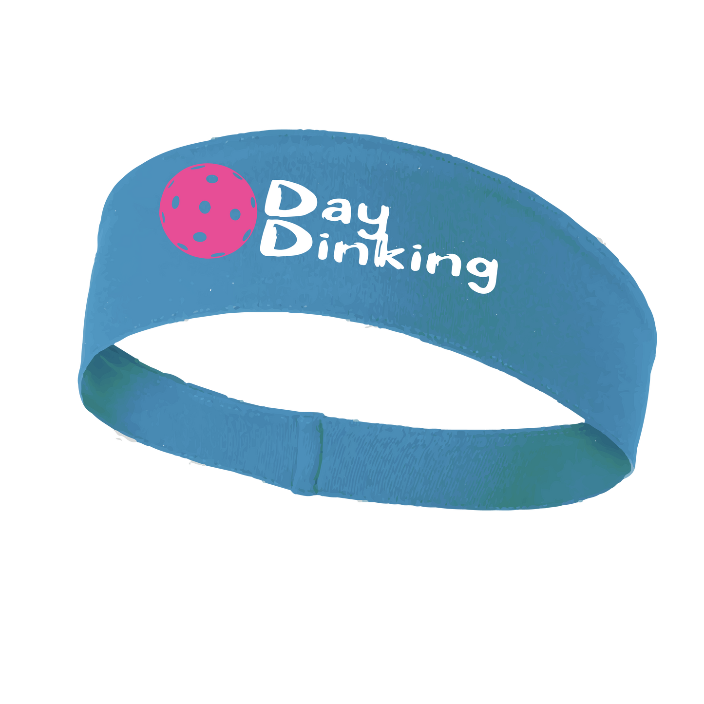 Day Dinking With Pickleballs (Customizable) | Pickleball Headband | 100% Polyester