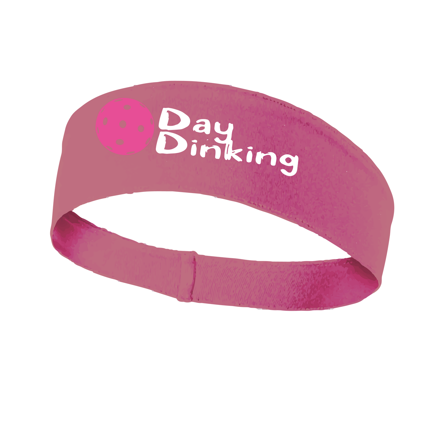 Day Dinking With Pickleballs (Customizable) | Pickleball Headband | 100% Polyester