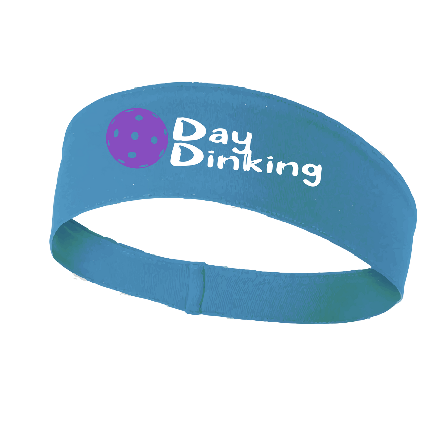 Day Dinking With Pickleballs (Customizable) | Pickleball Headband | 100% Polyester