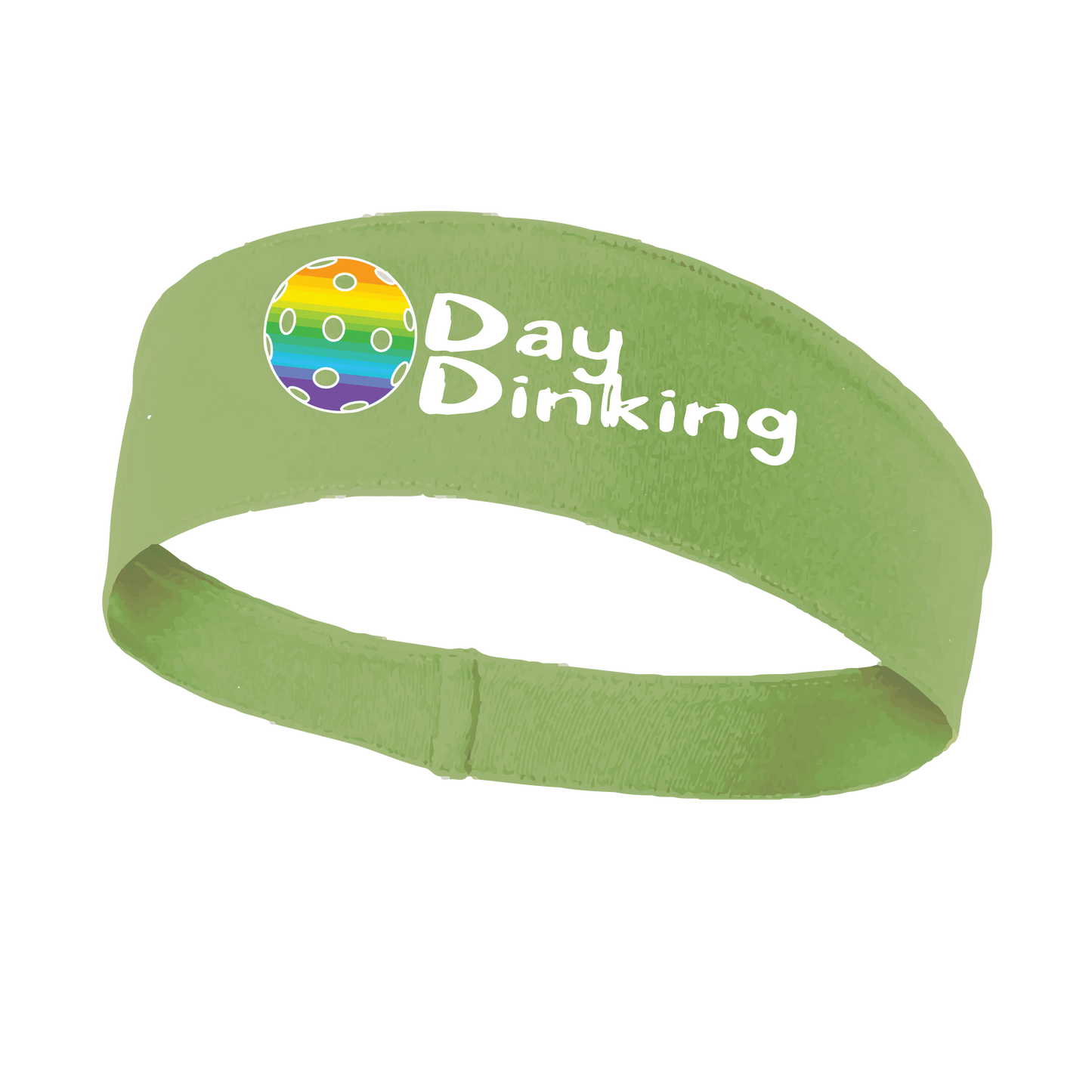 Day Dinking With Pickleballs (Customizable) | Pickleball Headband | 100% Polyester