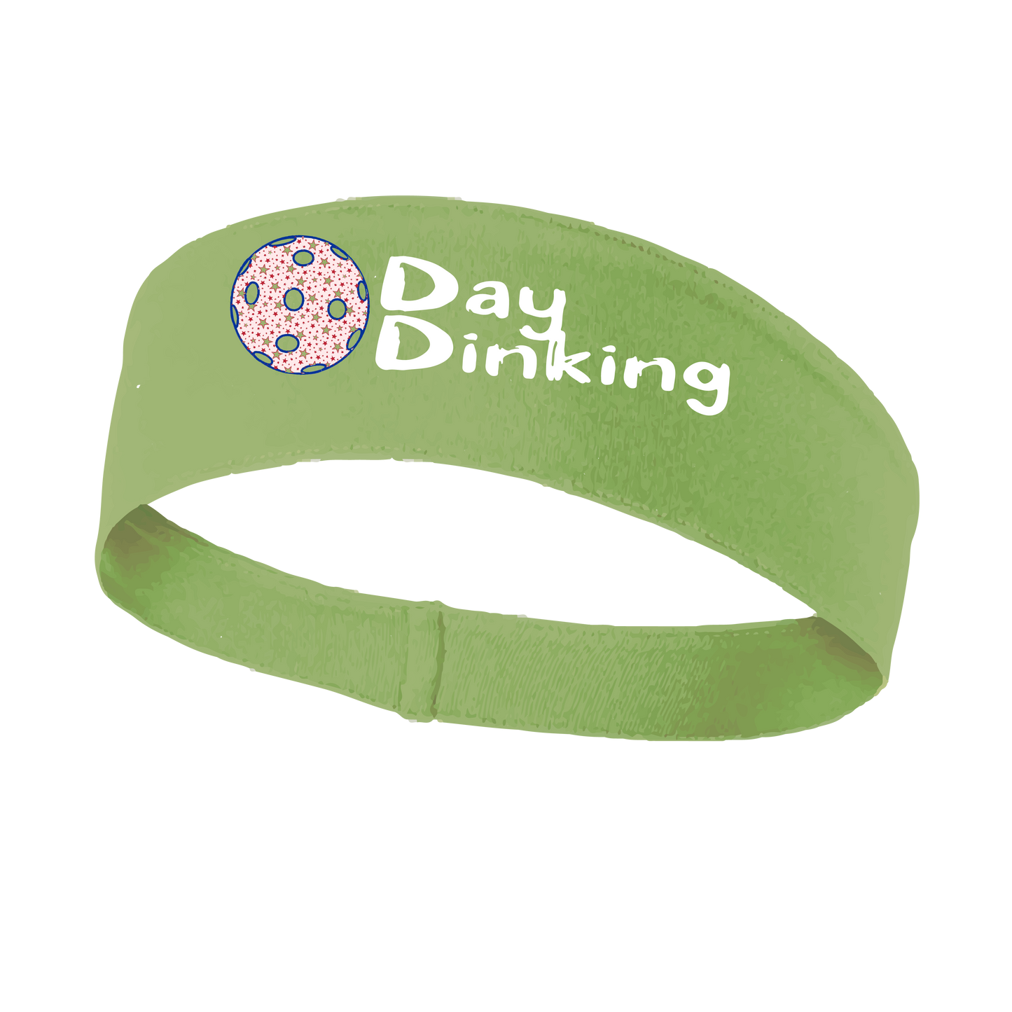 Day Dinking With Pickleballs (Customizable) | Pickleball Headband | 100% Polyester