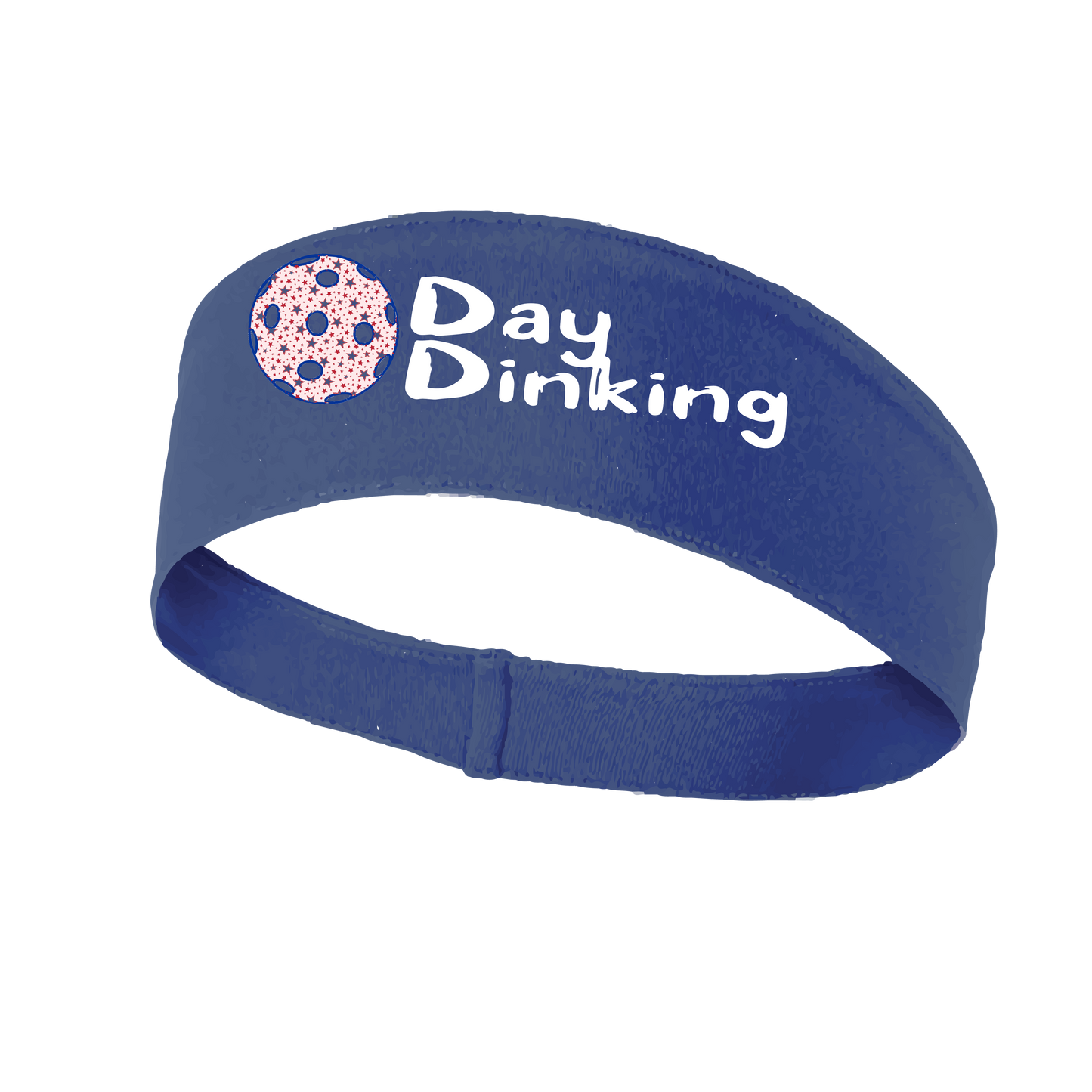 Day Dinking With Pickleballs (Customizable) | Pickleball Headband | 100% Polyester