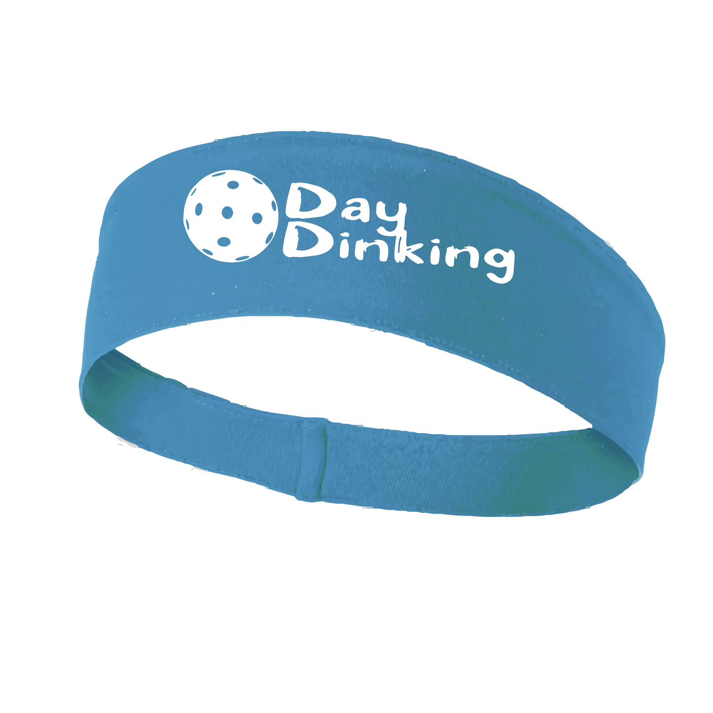 Day Dinking With Pickleballs (Customizable) | Pickleball Headband | 100% Polyester