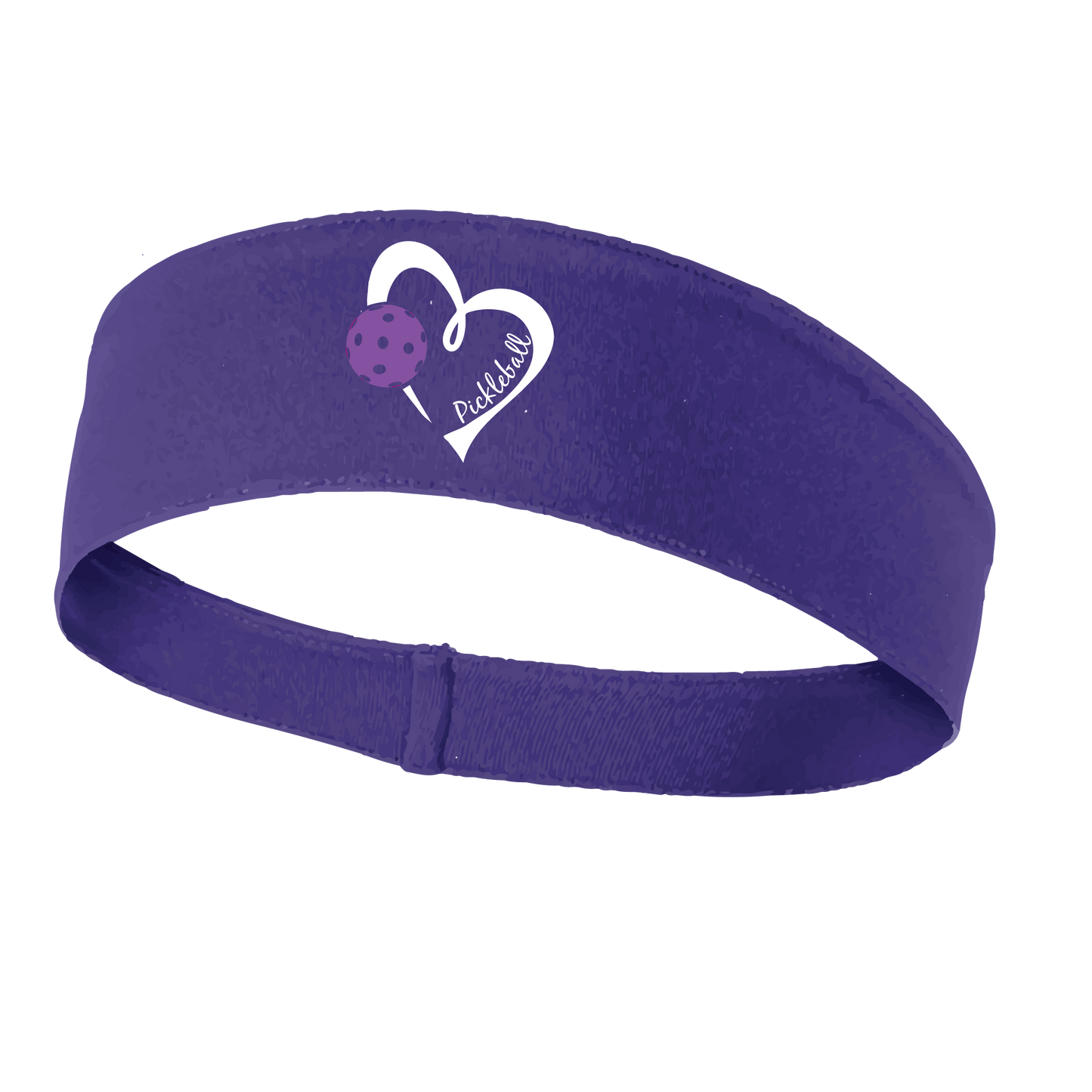 Pickleball Love (Purple) | Pickleball Headband | 100% Polyester