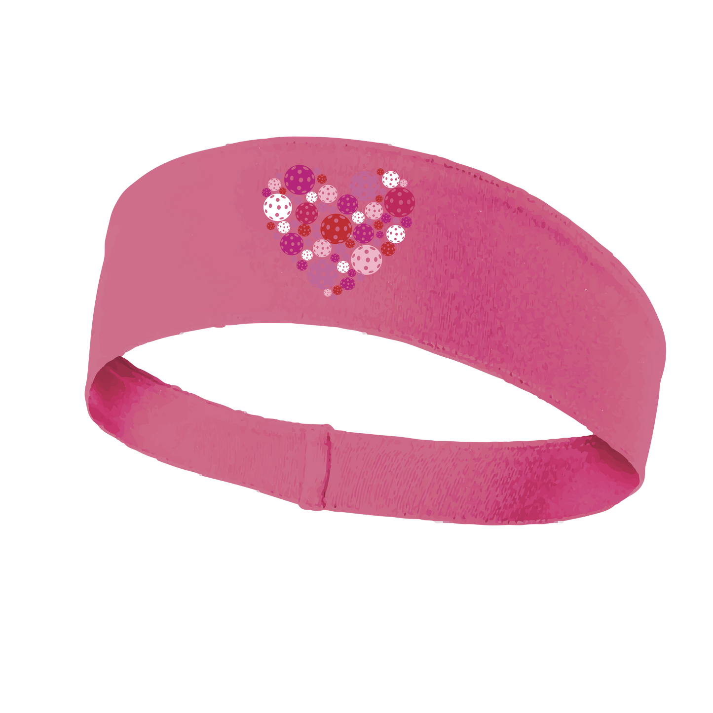 Tailored for a precise fit, this lightweight and moisture-wicking headband features an attractive pickleball design. Finished with single-needle top-stitching, it is available in various colors. Pickleball enthusiasts can express their passion for the sport with this stylish accessory.