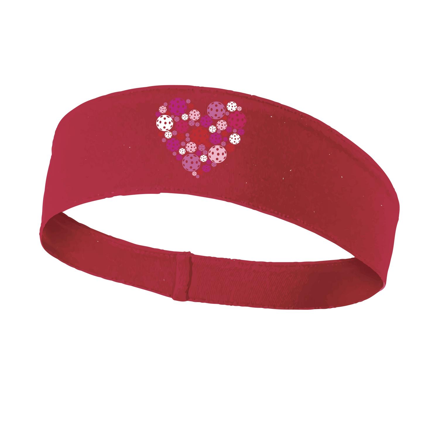 Tailored for a precise fit, this lightweight and moisture-wicking headband features an attractive pickleball design. Finished with single-needle top-stitching, it is available in various colors. Pickleball enthusiasts can express their passion for the sport with this stylish accessory.