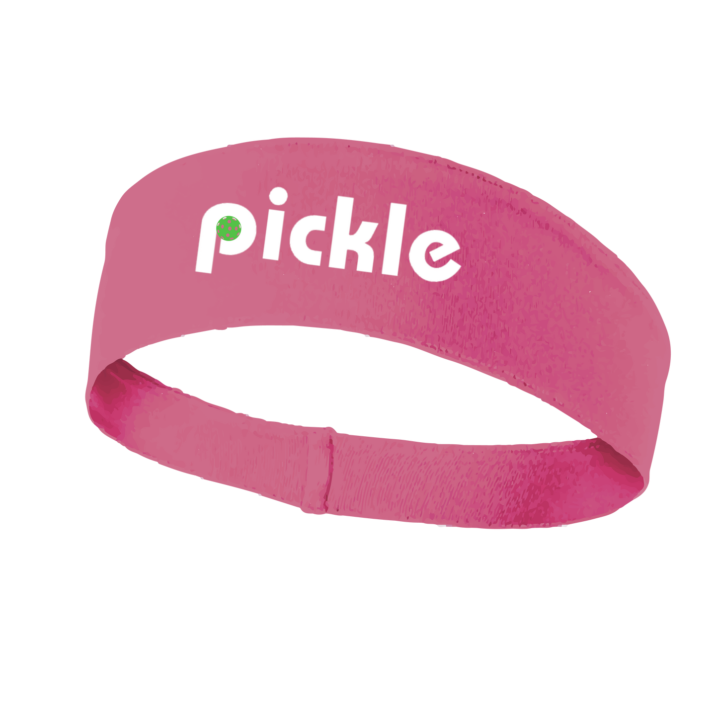 Tailored for a precise fit, this lightweight and moisture-wicking headband features an attractive pickleball design. Finished with single-needle top-stitching, it is available in various colors. Pickleball enthusiasts can express their passion for the sport with this stylish accessory.