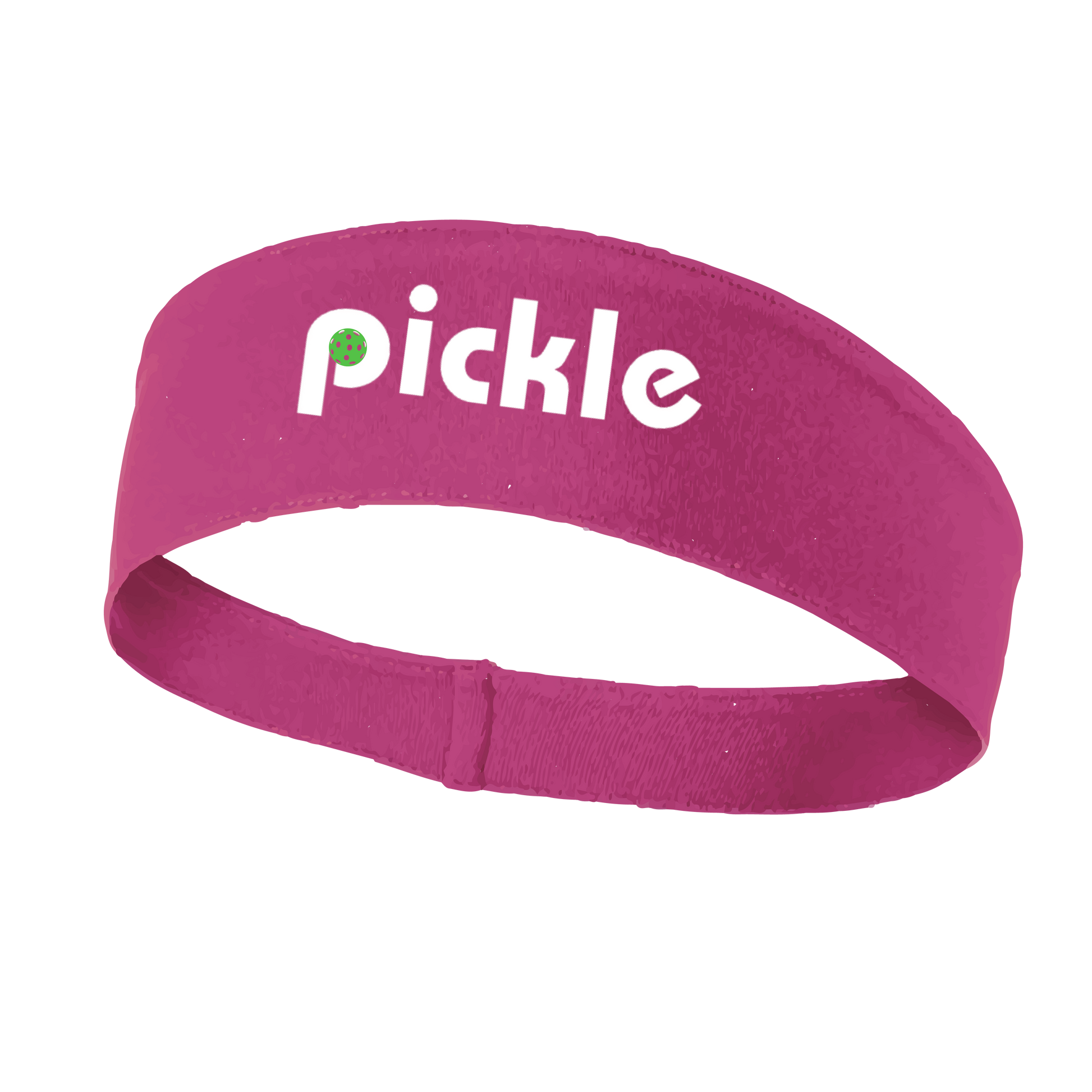 Tailored for a precise fit, this lightweight and moisture-wicking headband features an attractive pickleball design. Finished with single-needle top-stitching, it is available in various colors. Pickleball enthusiasts can express their passion for the sport with this stylish accessory.