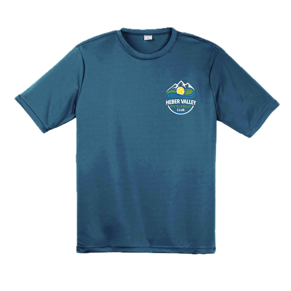 Heber Valley Pickleball Club (Customizable) | Men's Short Sleeve Pickleball Performance T-Shirt | 100% Polyester