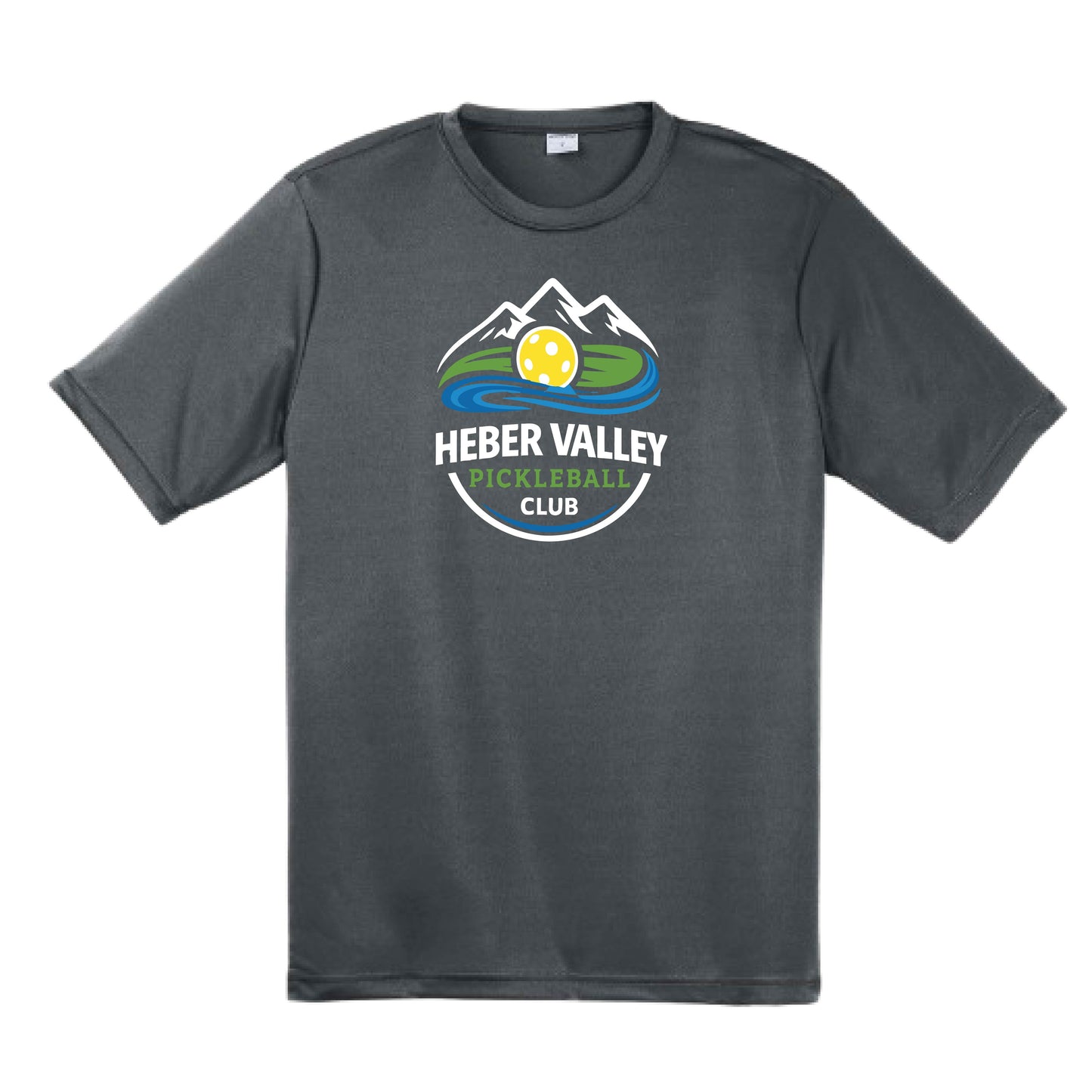Heber Valley Pickleball Club (Customizable) | Men's Short Sleeve Pickleball Performance T-Shirt | 100% Polyester