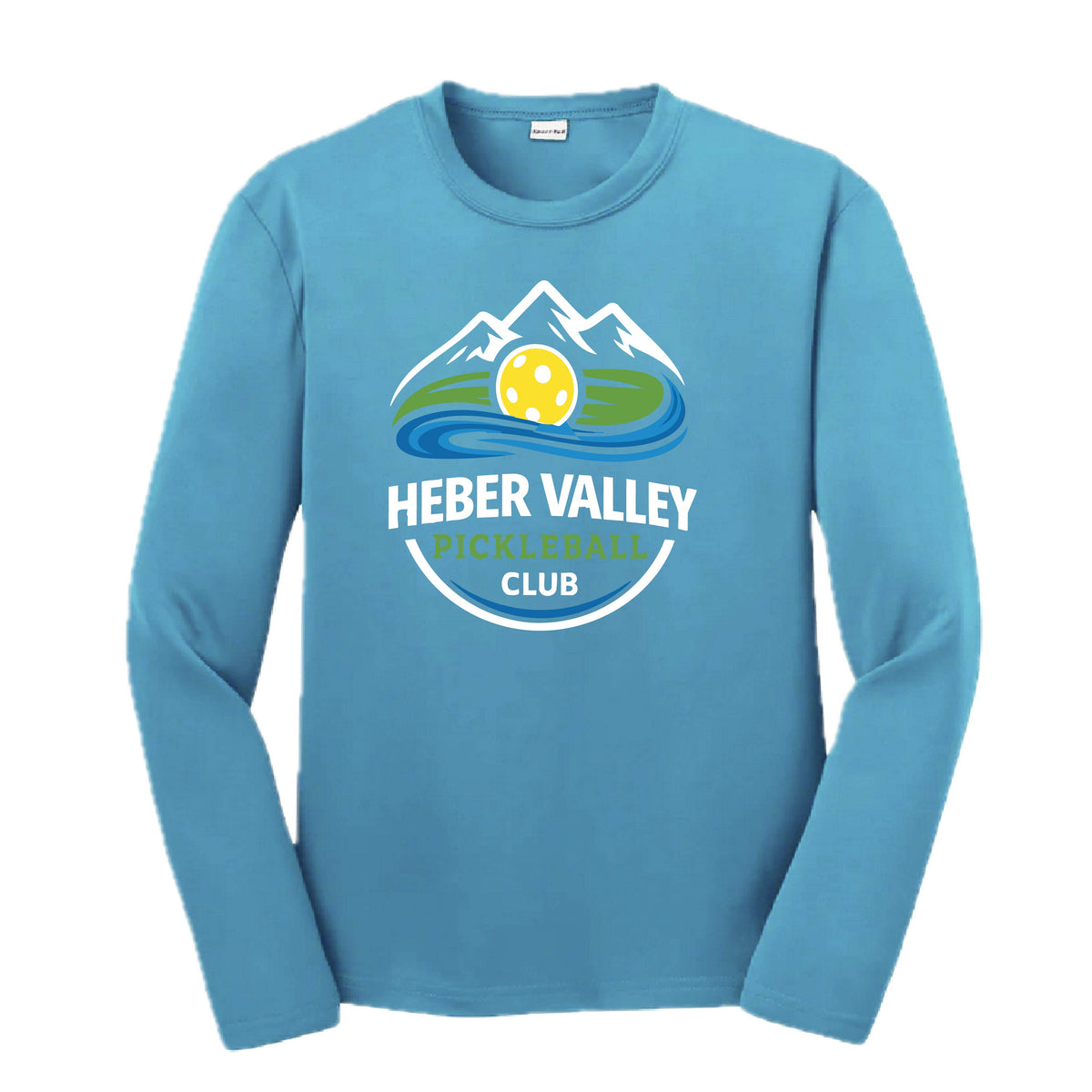 Heber Valley Pickleball Club (Customizable) | Youth Long Sleeve Pickleball Performance T-Shirts | 100% Polyester