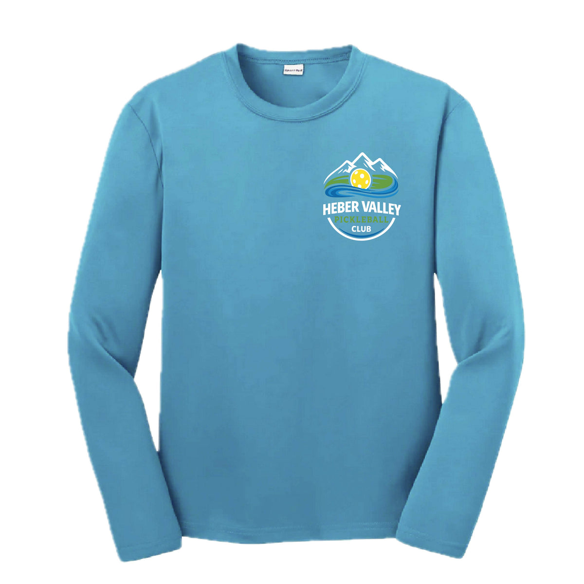 Heber Valley Pickleball Club (Customizable) | Youth Long Sleeve Pickleball Performance T-Shirts | 100% Polyester