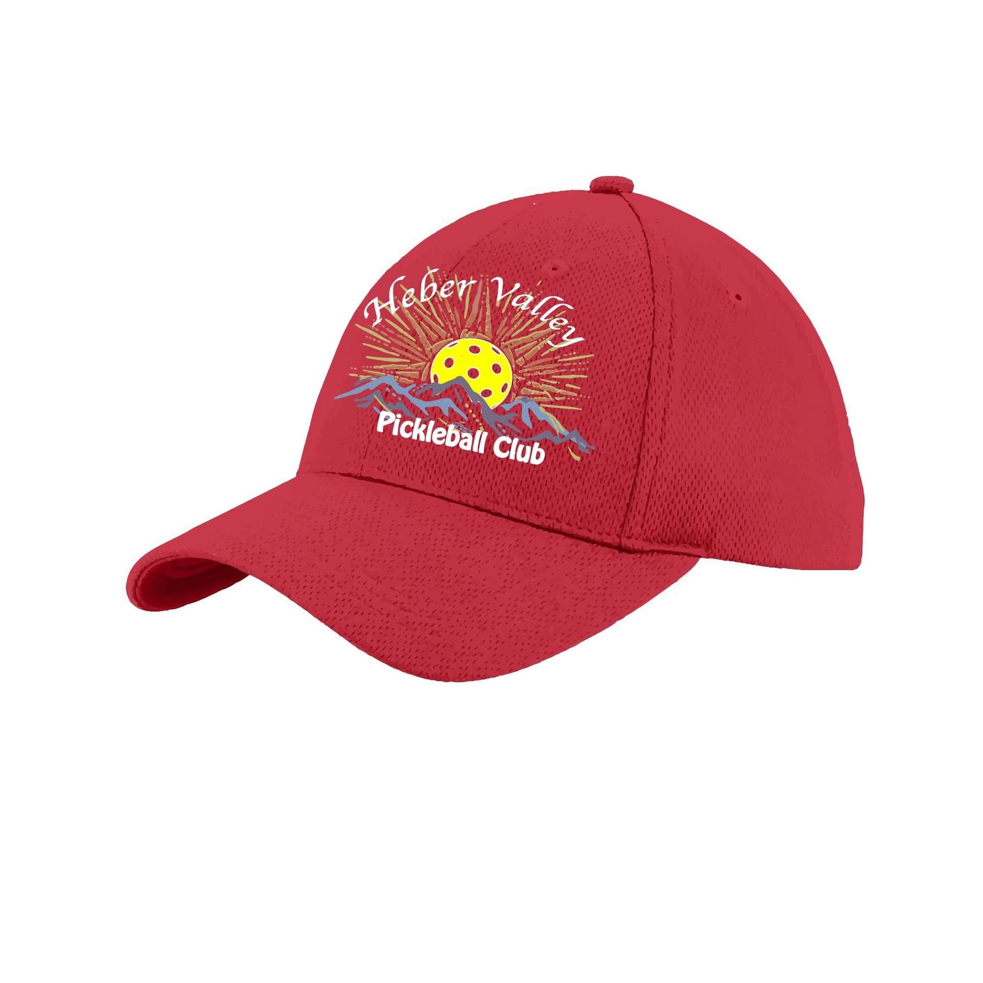 Heber Valley Pickleball Club | Pickleball Hat | Moisture-Wicking 100% Polyester