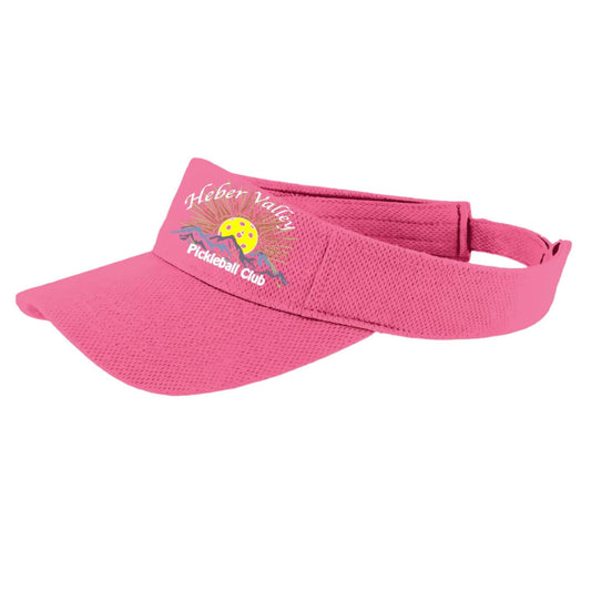 Heber Valley Pickleball Club | Pickleball Visors | Moisture Wicking 100% Polyester