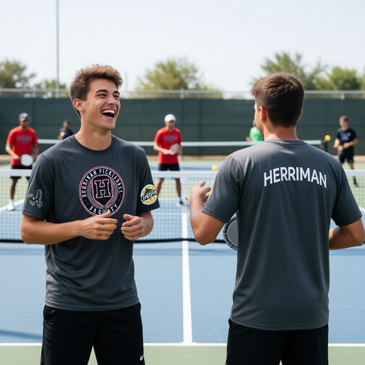 Herriman High USHPA | Men's Short Sleeve Crewneck T-Shirts | 100% Polyester