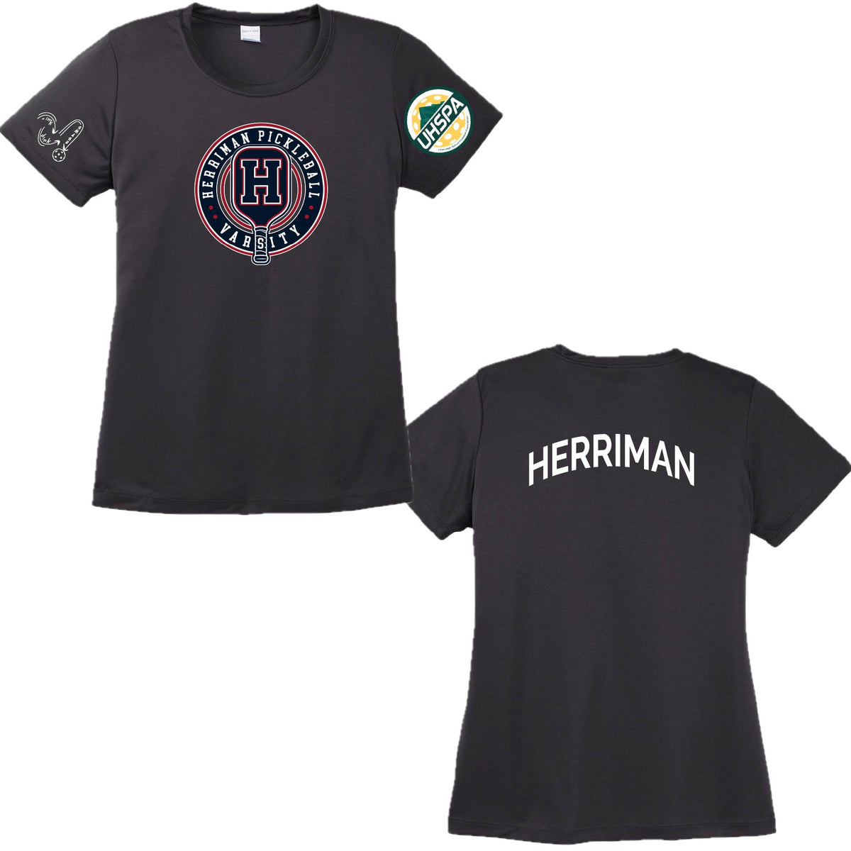 Herriman High UHSPA | Women's Short Sleeve Crewneck T-Shirts | 100% Polyester