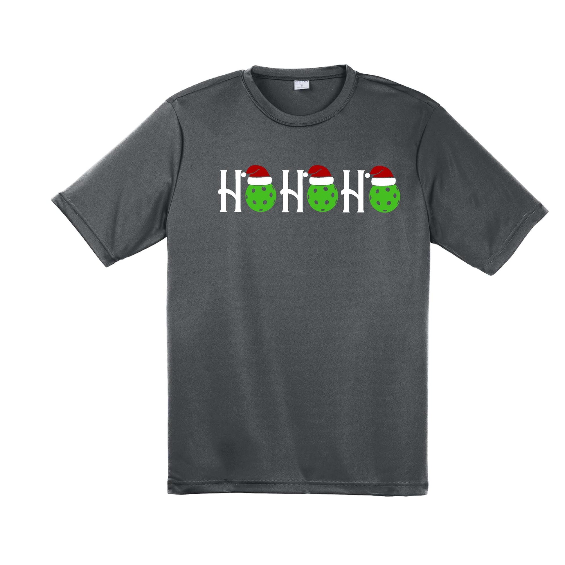 Ho Ho Ho | Men's Short Sleeve Athletic Performance Performance T-Shirt | 100% Polyester