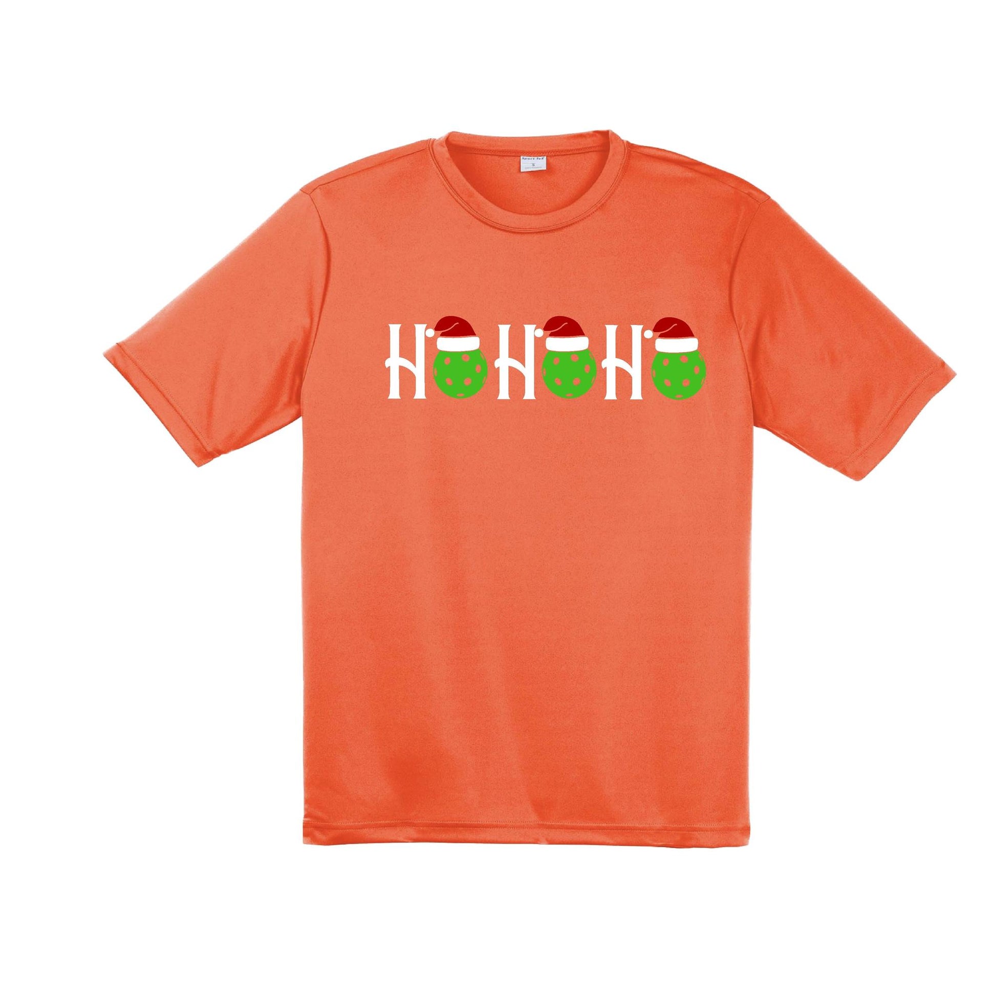 Ho Ho Ho | Men's Short Sleeve Athletic Performance Performance T-Shirt | 100% Polyester