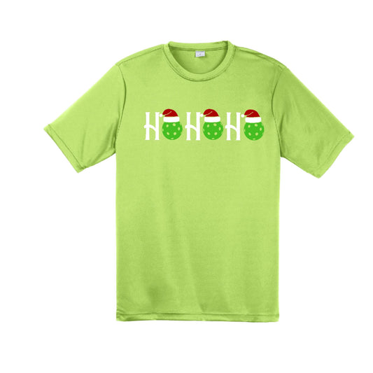 Ho Ho Ho | Men's Short Sleeve Athletic Performance Performance T-Shirt | 100% Polyester