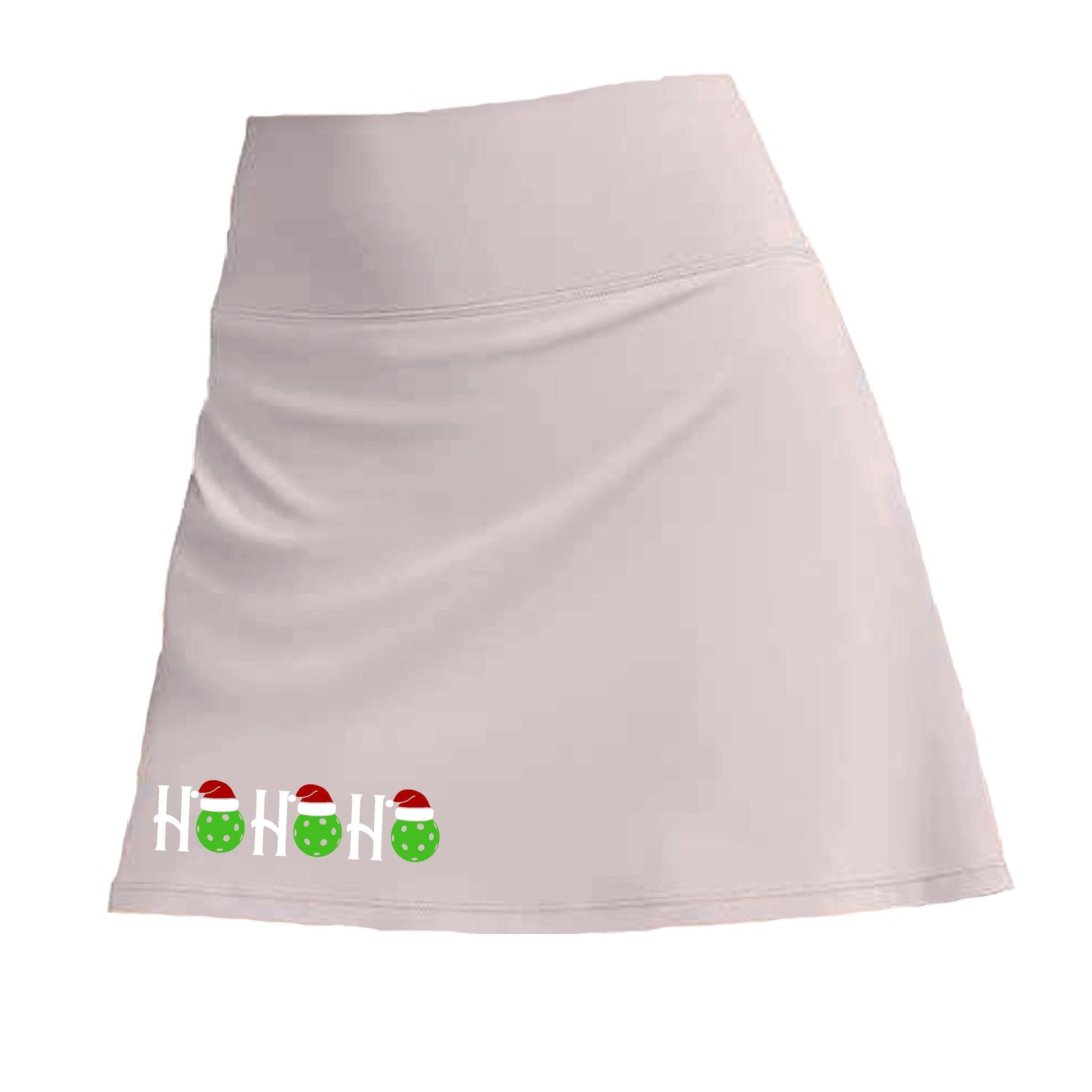 Customizable Two Skorts Set (Black & Grey) Christmas Designs | Pickleball Women’s Skorts | High-Performance Skorts with Shorts and Pockets