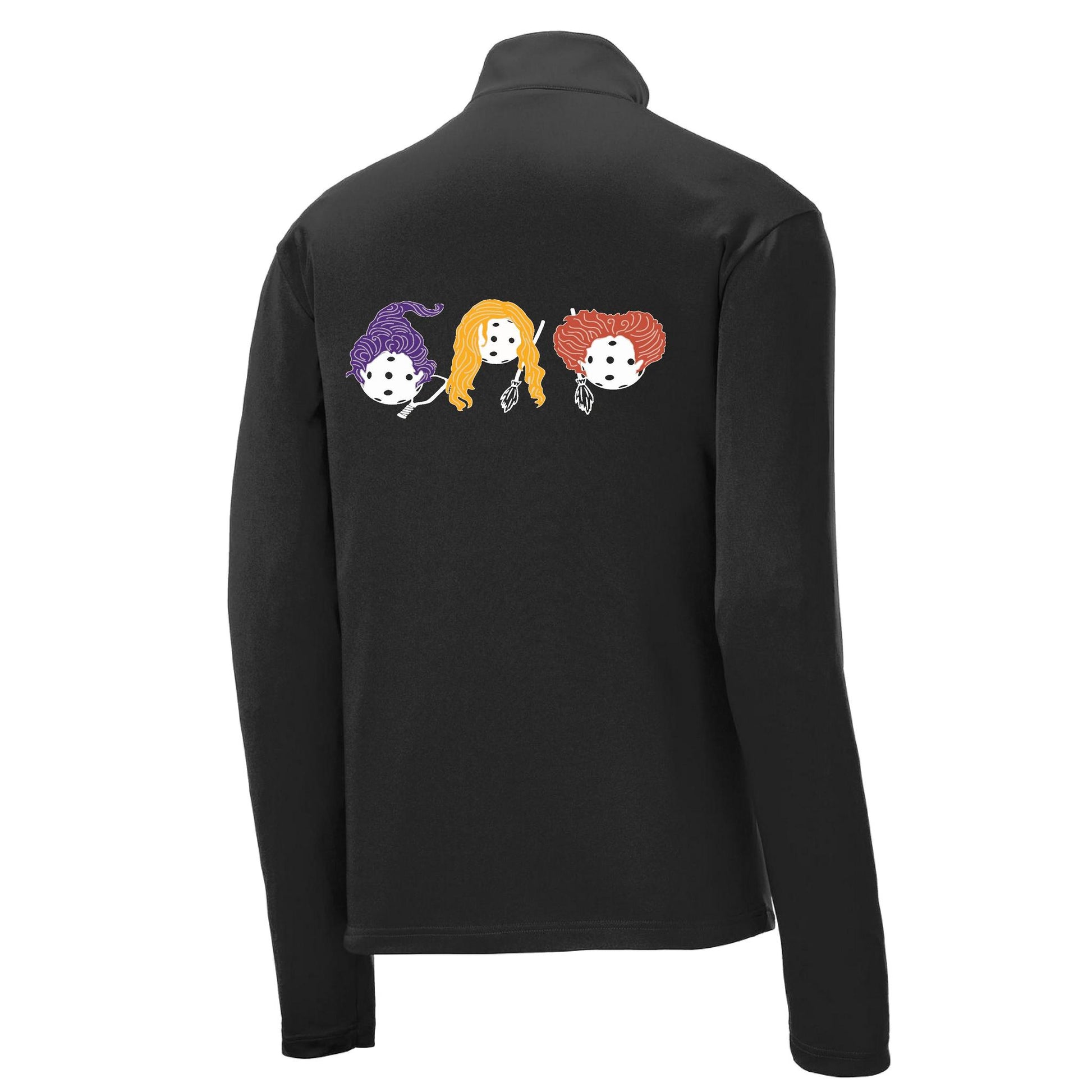 Hocus Pocus | Men's 1/4 Zip Long Sleeve Pullover Athletic Performance Shirt | 100% Polyester