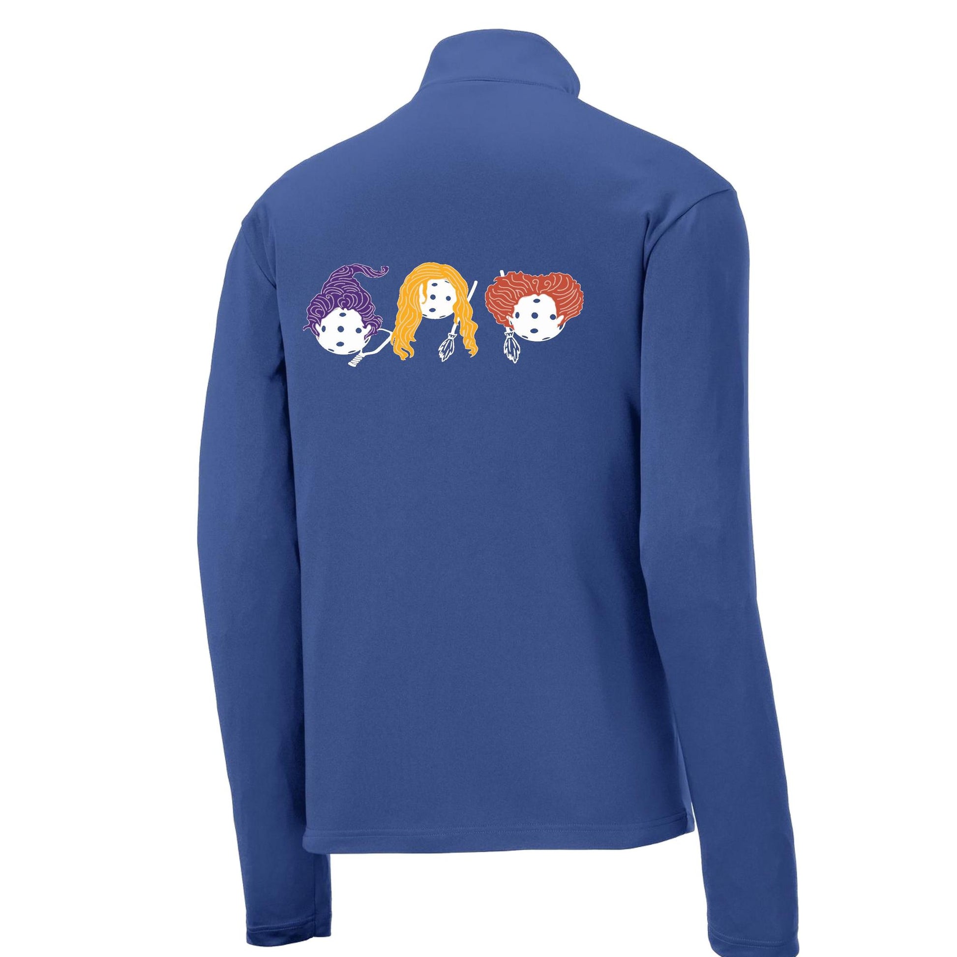 Hocus Pocus | Men's 1/4 Zip Long Sleeve Pullover Athletic Performance Shirt | 100% Polyester