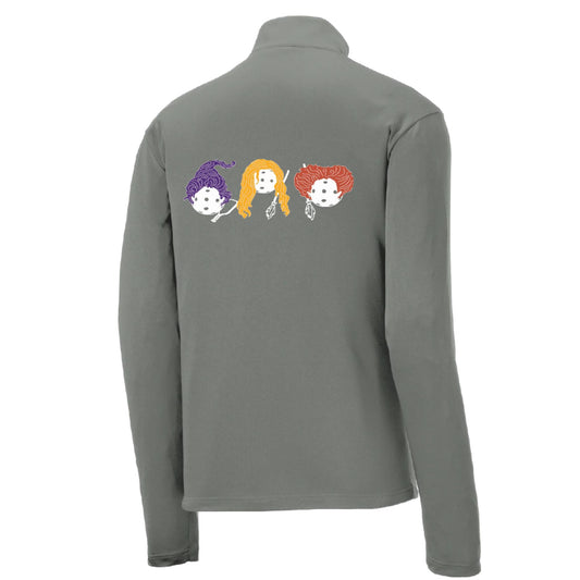 Hocus Pocus | Men's 1/4 Zip Long Sleeve Pullover Athletic Performance Shirt | 100% Polyester