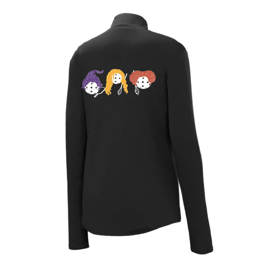 Hocus Pocus | Women's 1/4 Zip Pickleball Performance Pullover Shirt | 100% Polyester