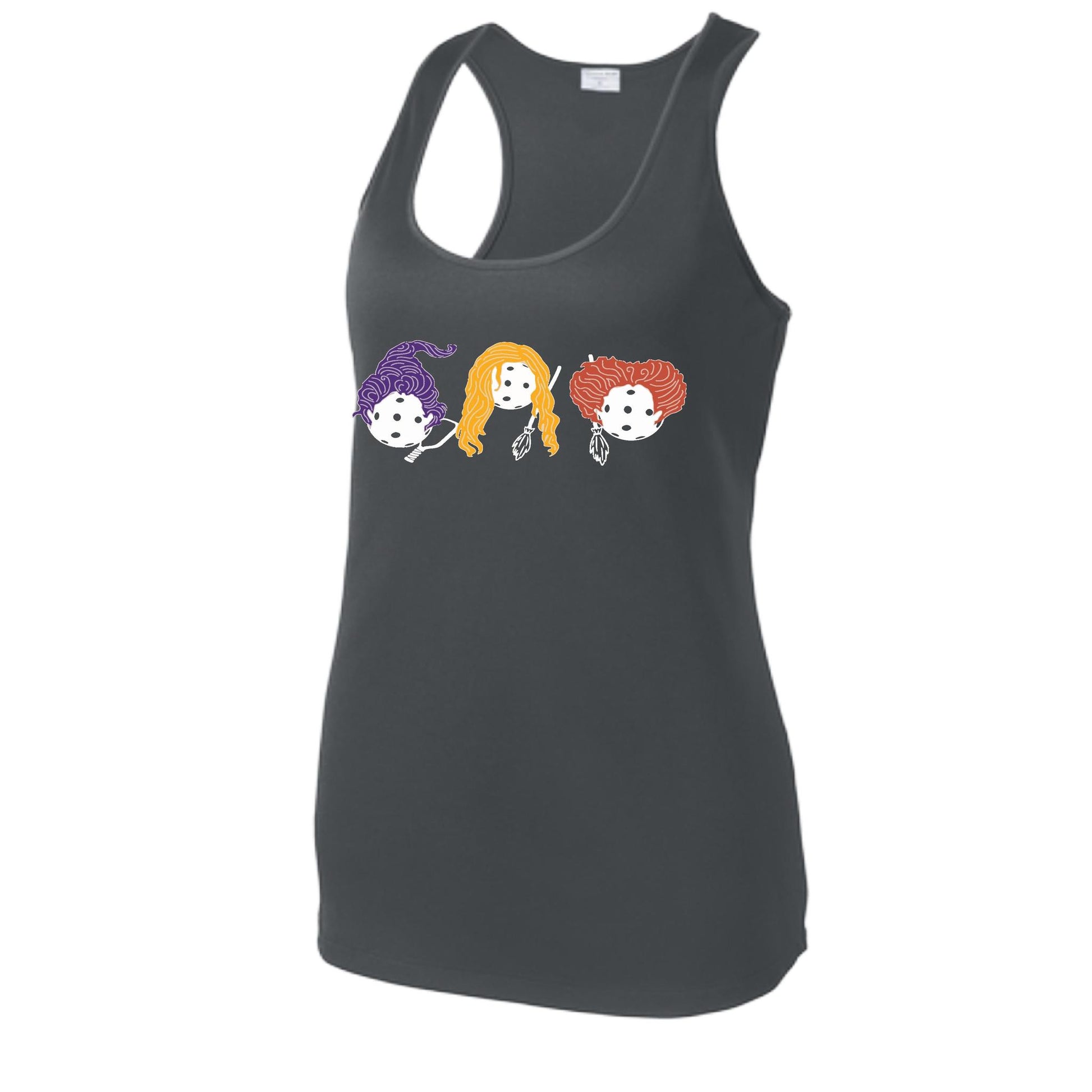 Hocus Pocus | Women's Racerback Pickleball Performance Tank | 100% Polyester